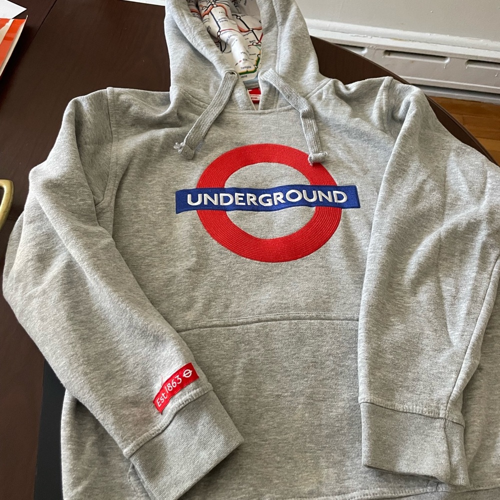 Gray Underground Hoodie